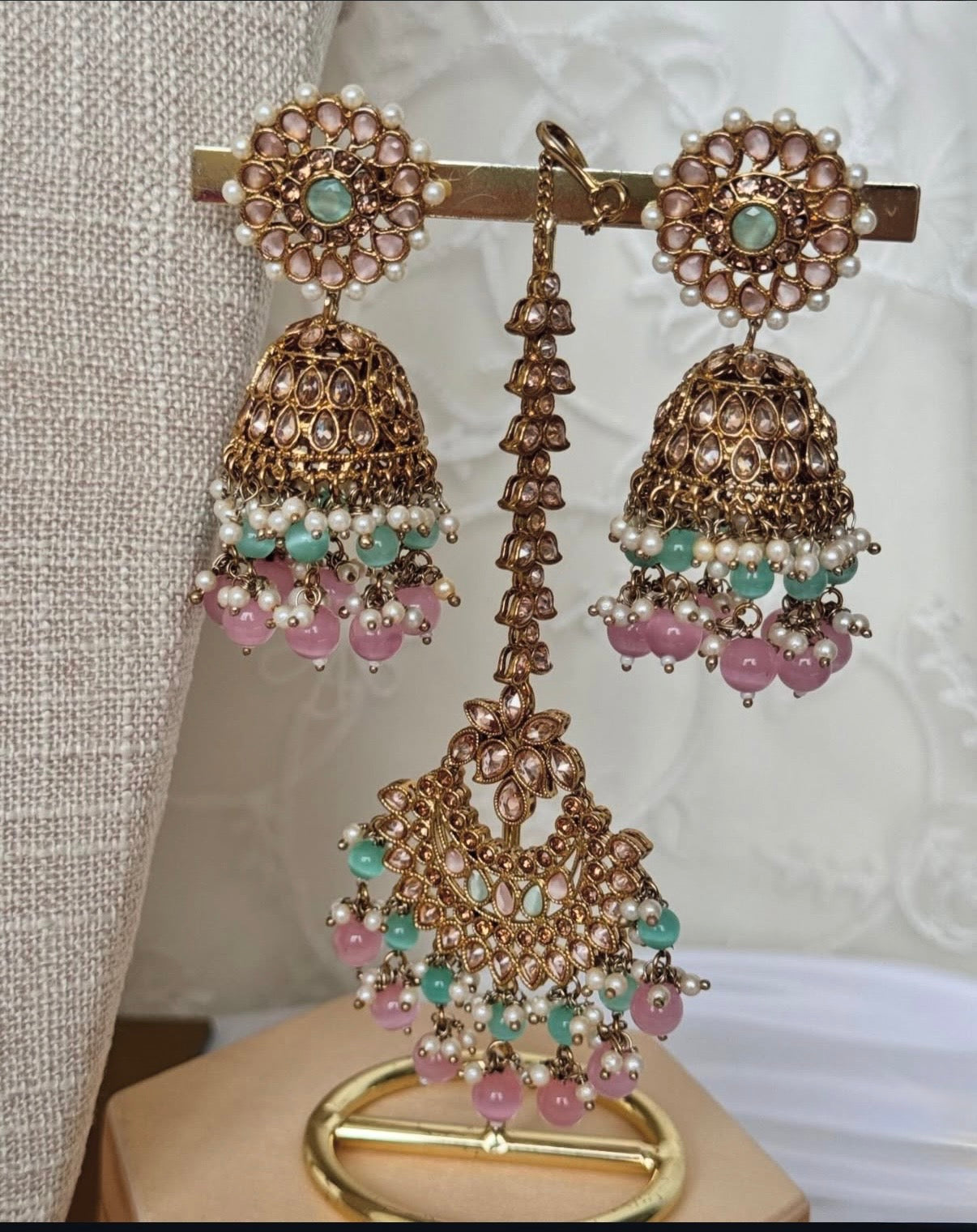 Mehar Polki Semi Bridal Set