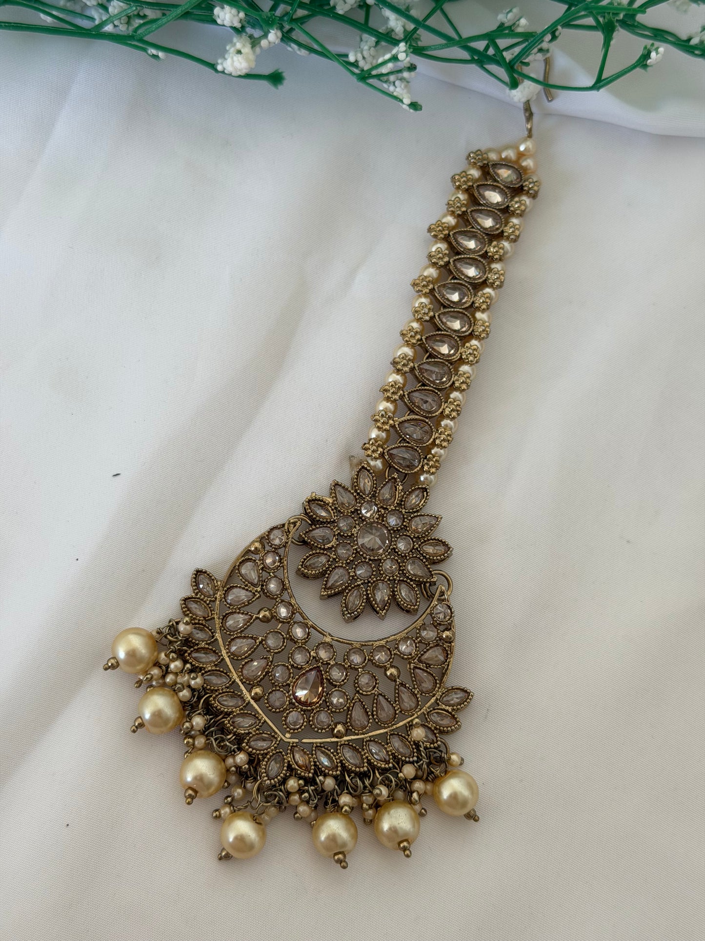 Golden Semi Bridal Set