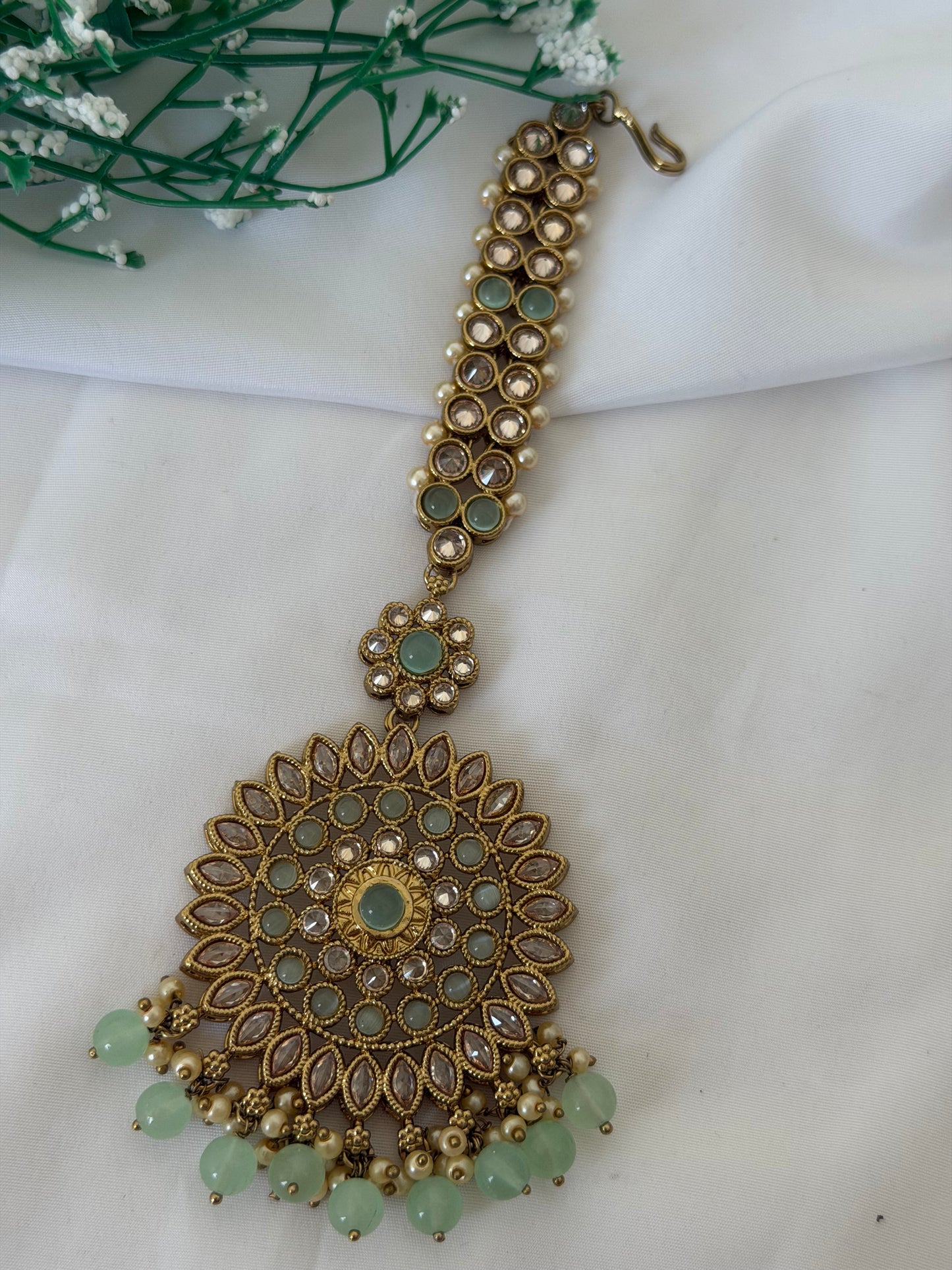 Polki Mint Bridal Set