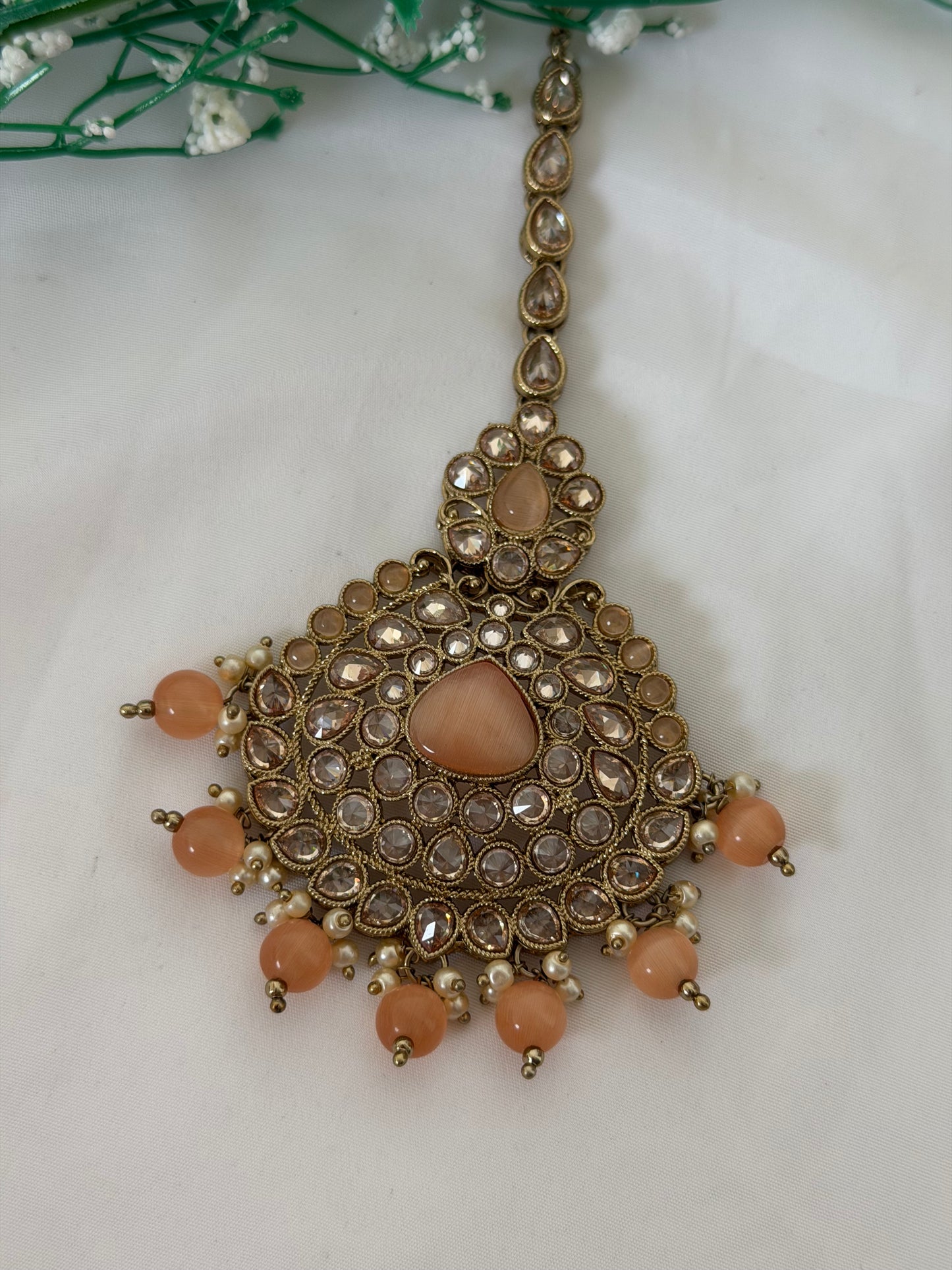 Peach Bridal Set