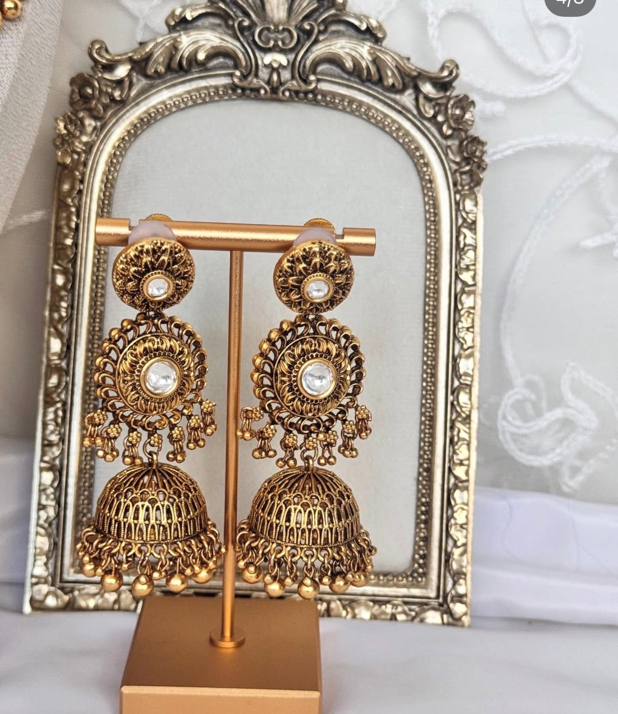 Gold Plated Semi Bridal Set