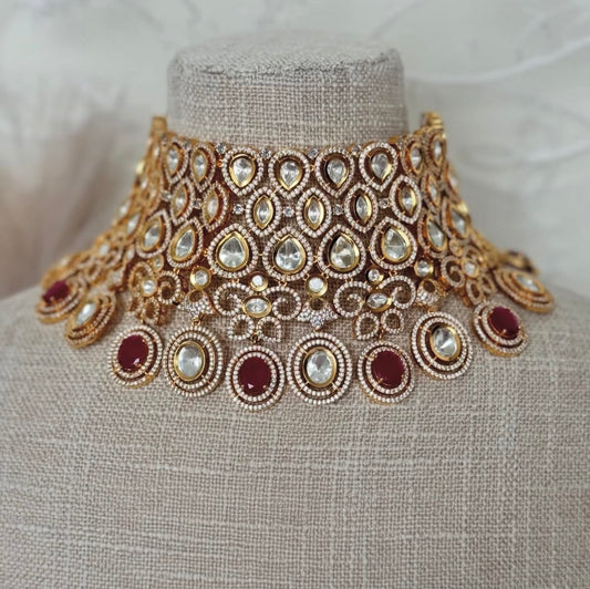 Uncut Kundan Bridal Set