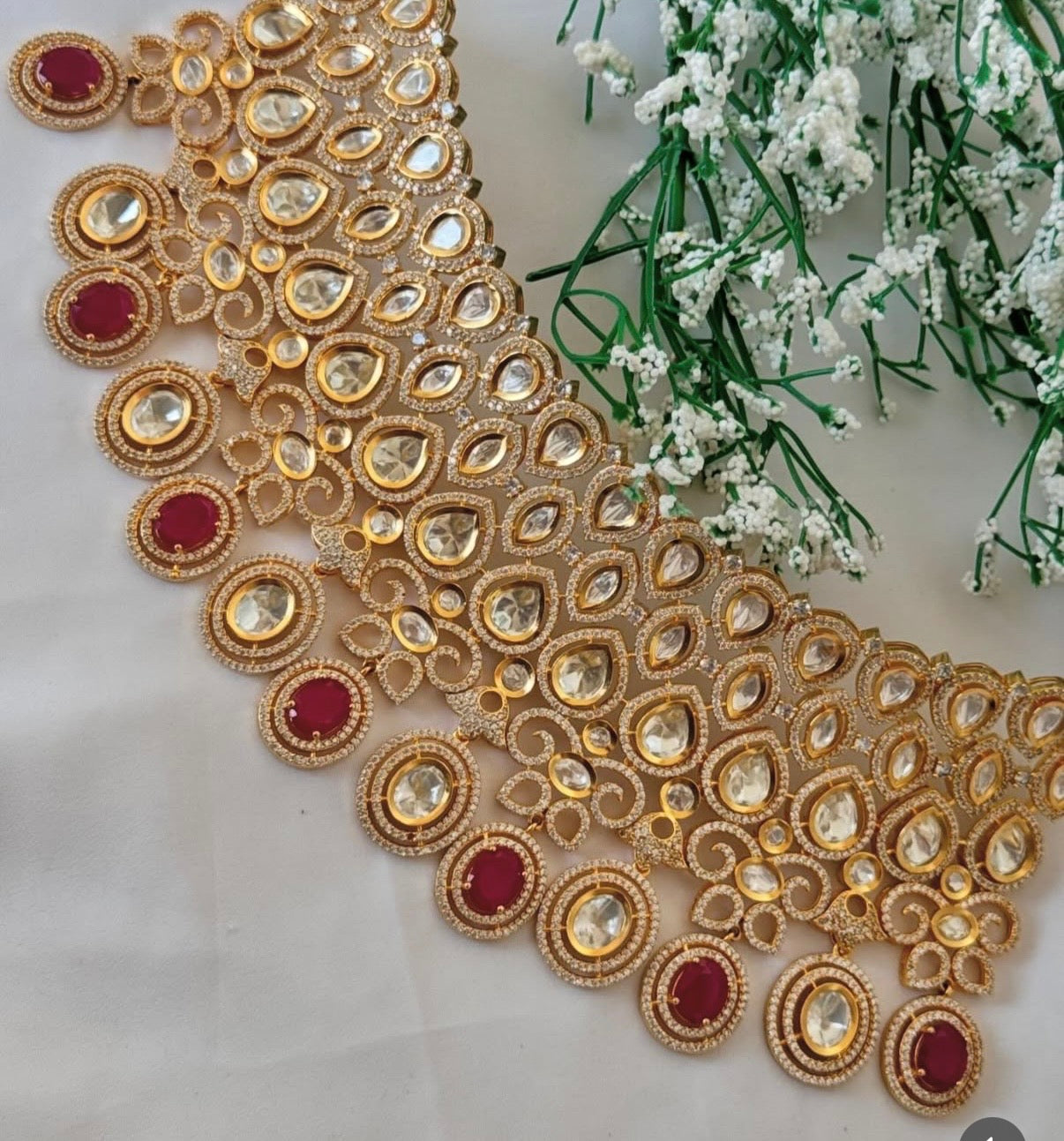Uncut Kundan Bridal Set