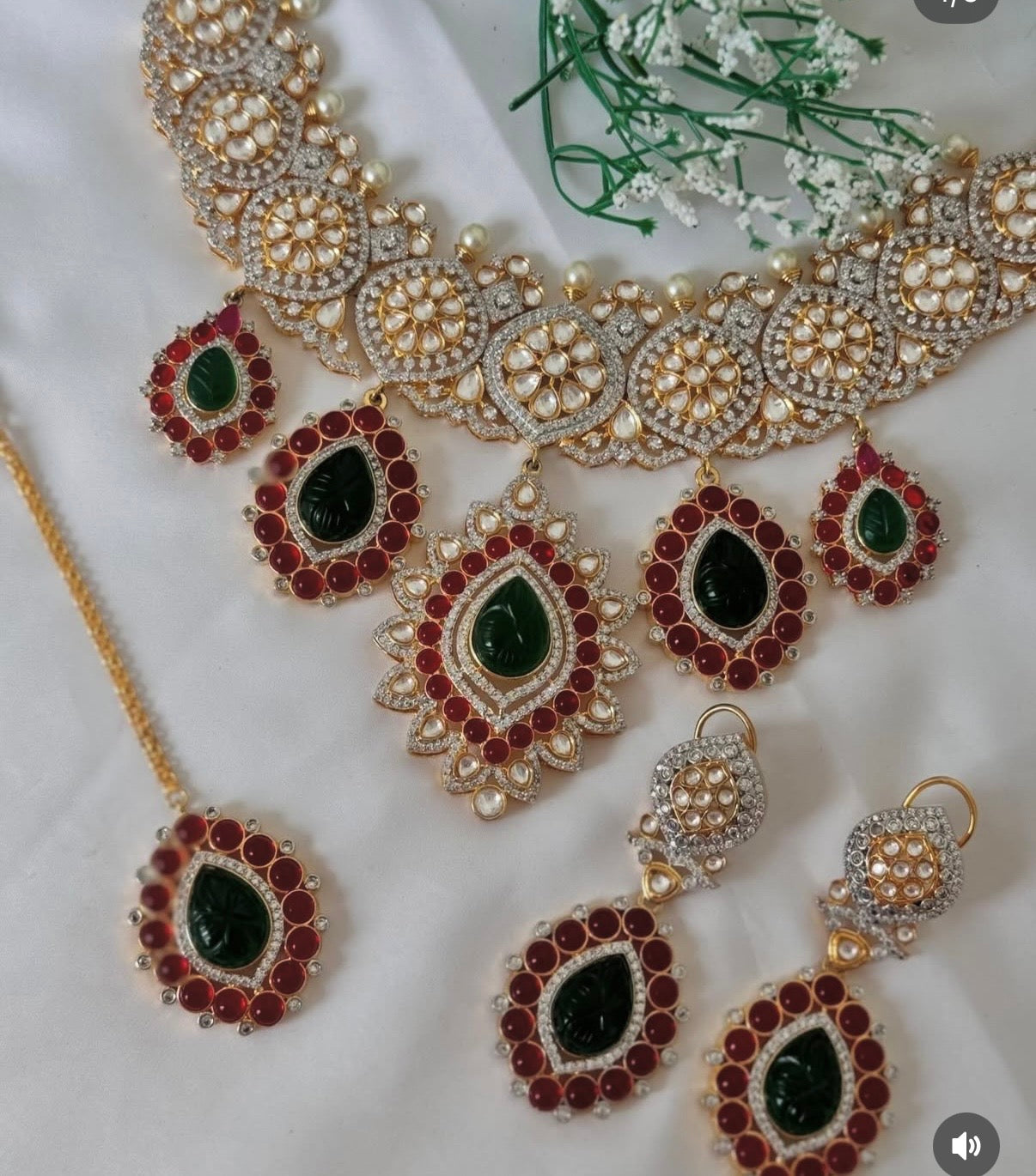 Moissanite Semi Bridal Set