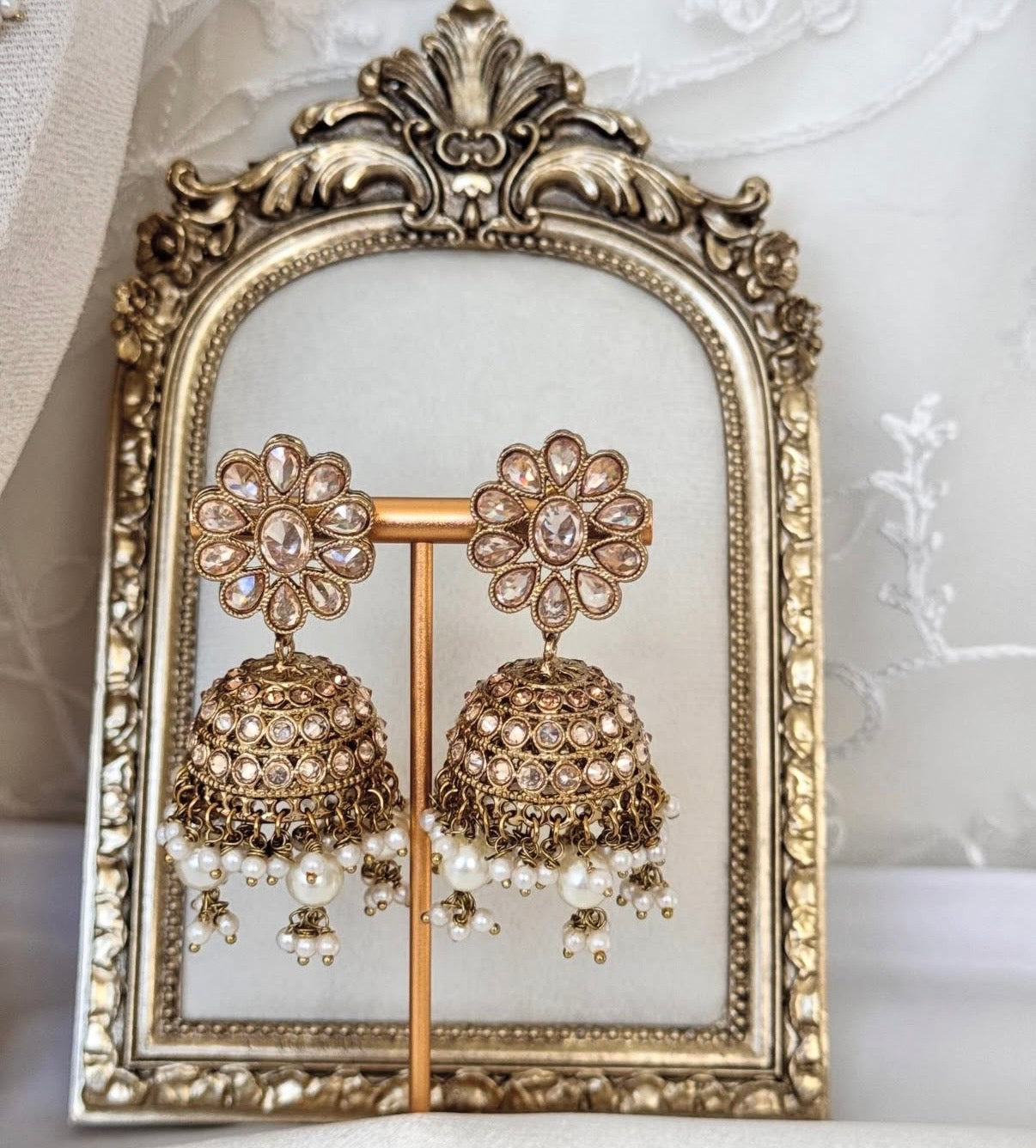 Golden Polki Semi Bridal Set