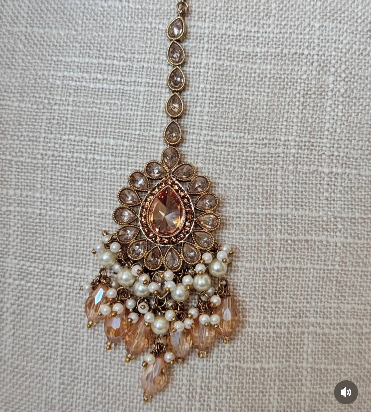 Golden Polki Semi Bridal Set