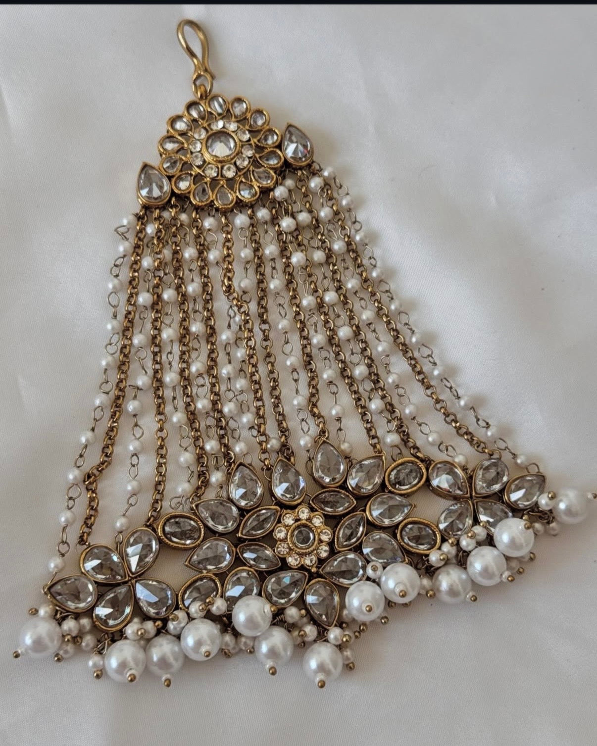 Mehar White Polki Semi Bridal Set