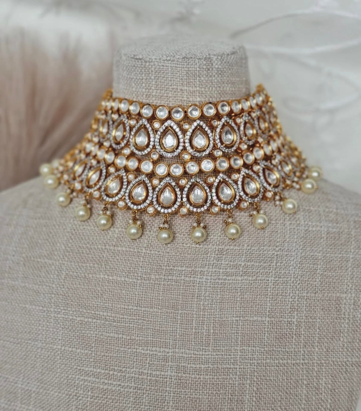 Moissanite Choker Set