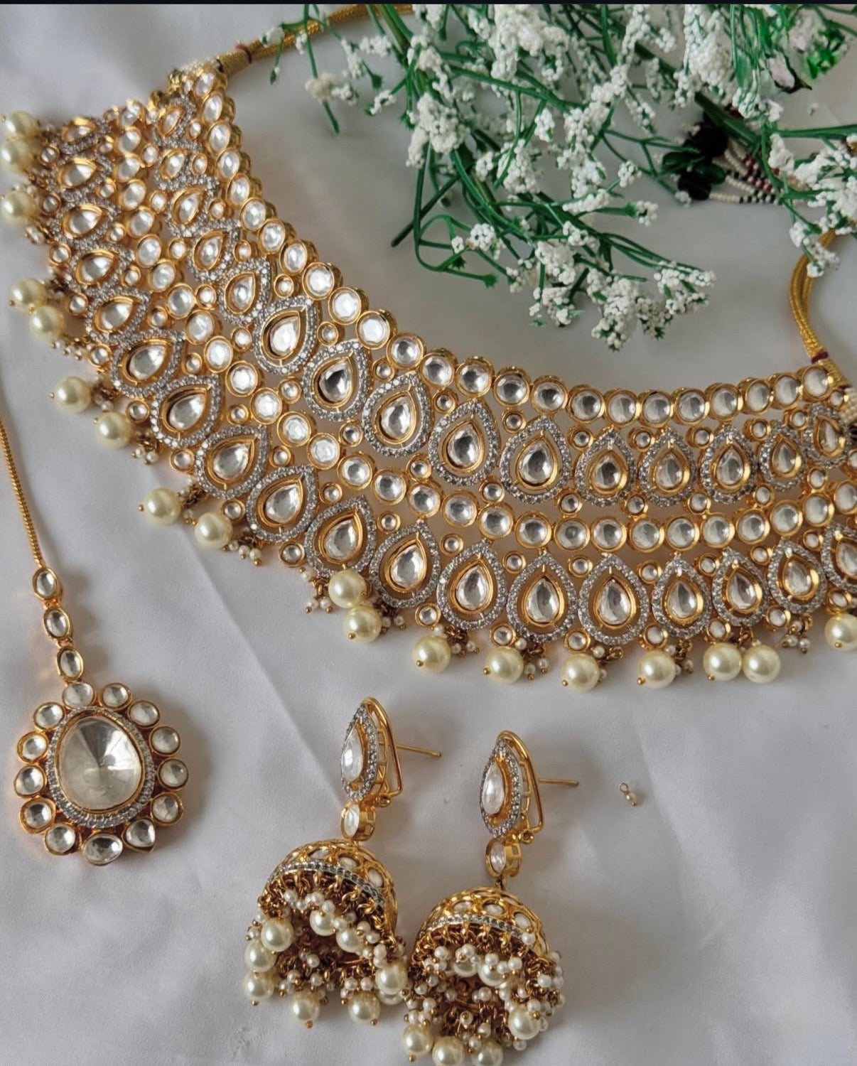 Moissanite Choker Set