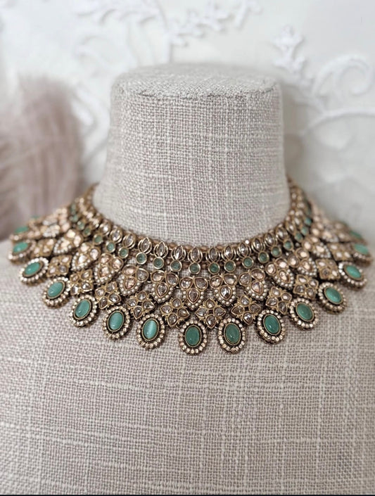 Mint Polki Necklace