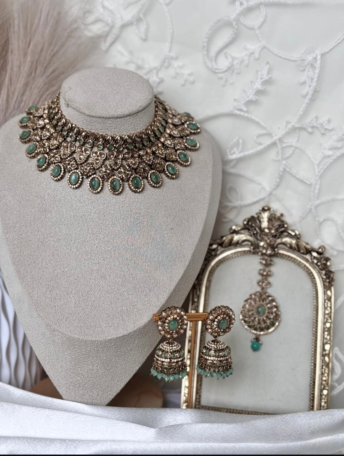 Mint Polki Necklace