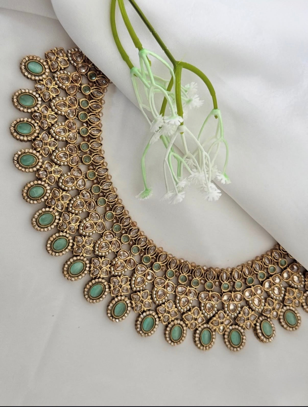 Mint Polki Necklace
