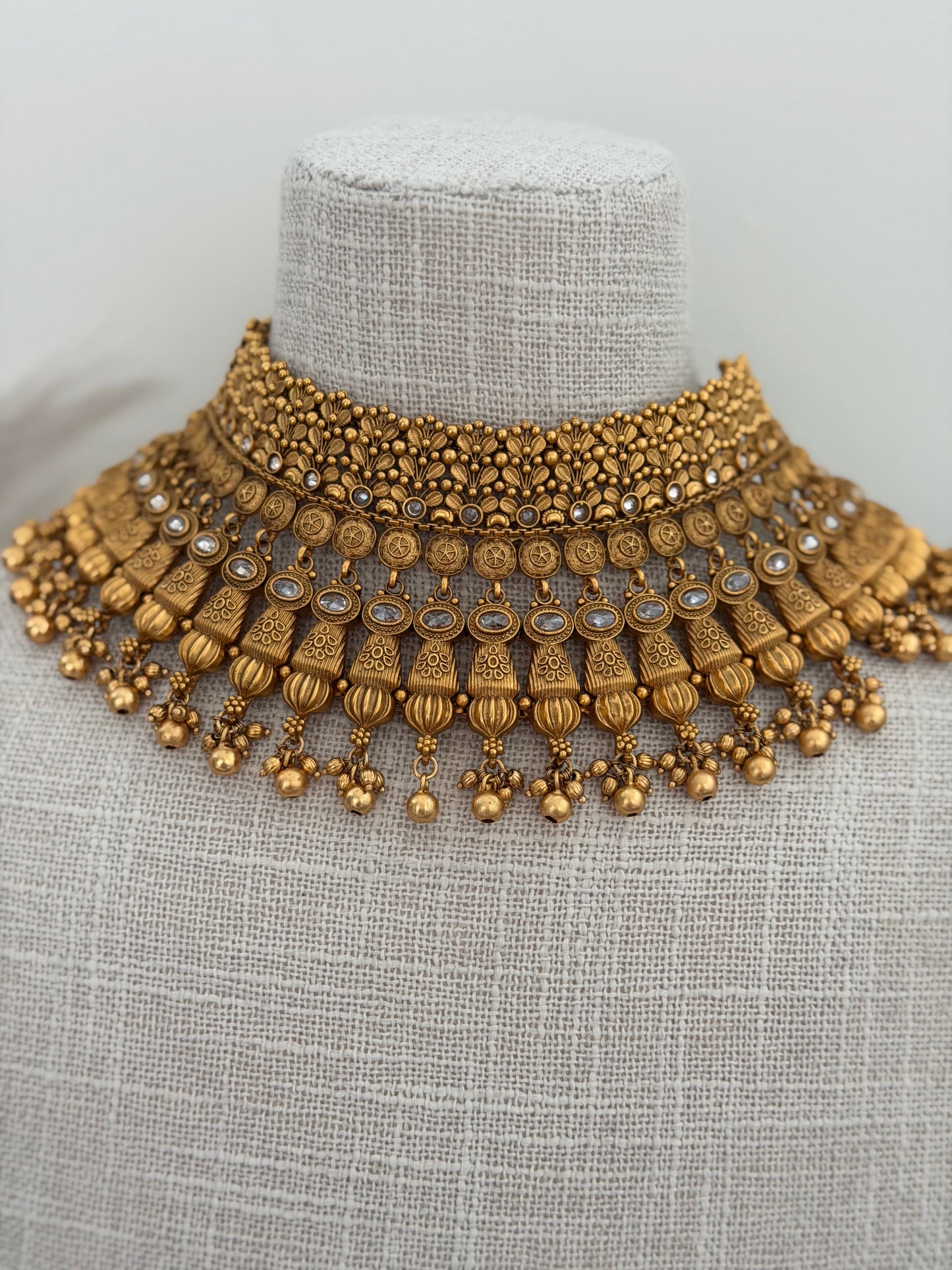 Aria Gold Plated Bridal Set