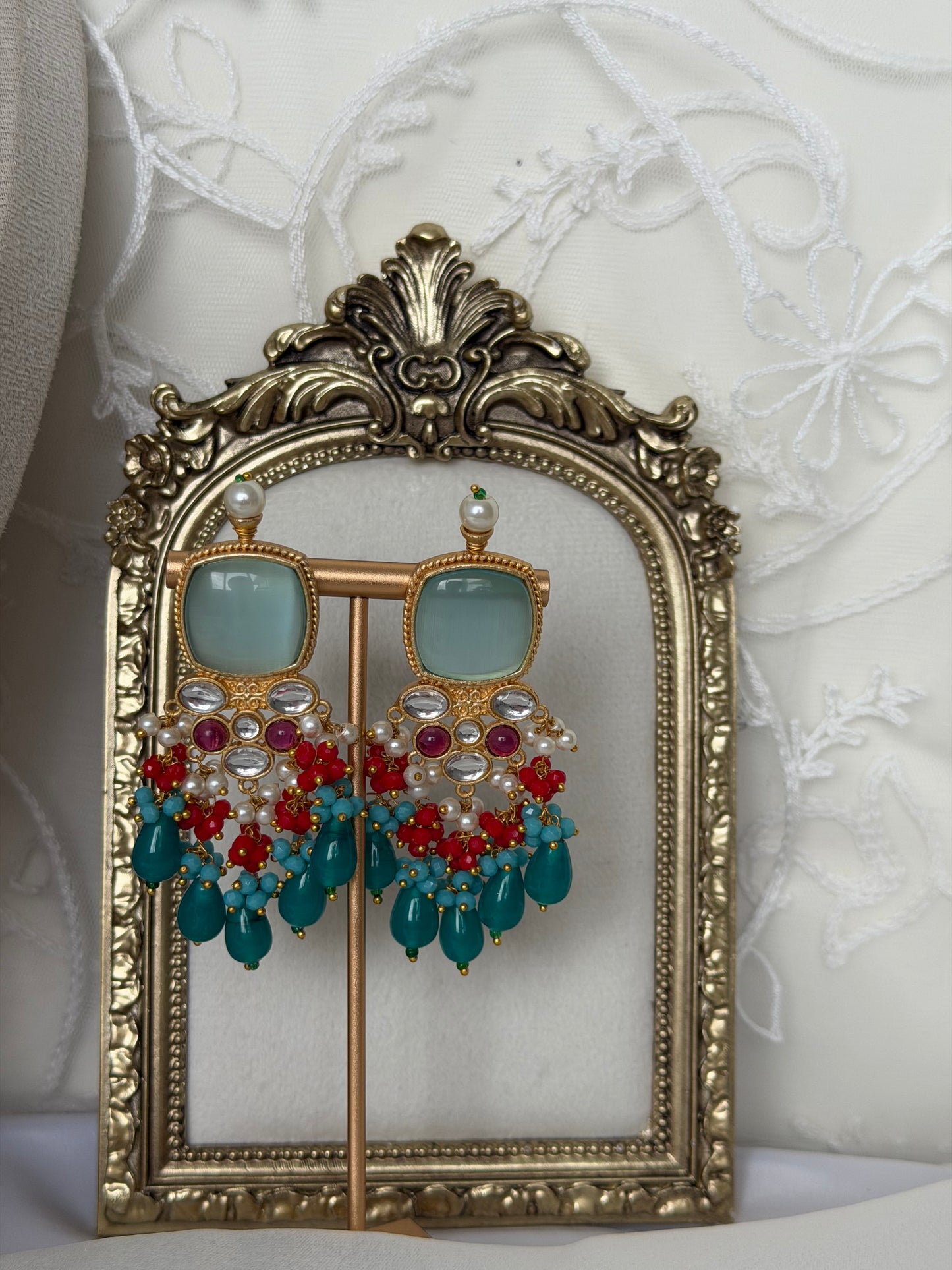 Ferozi Choker Set