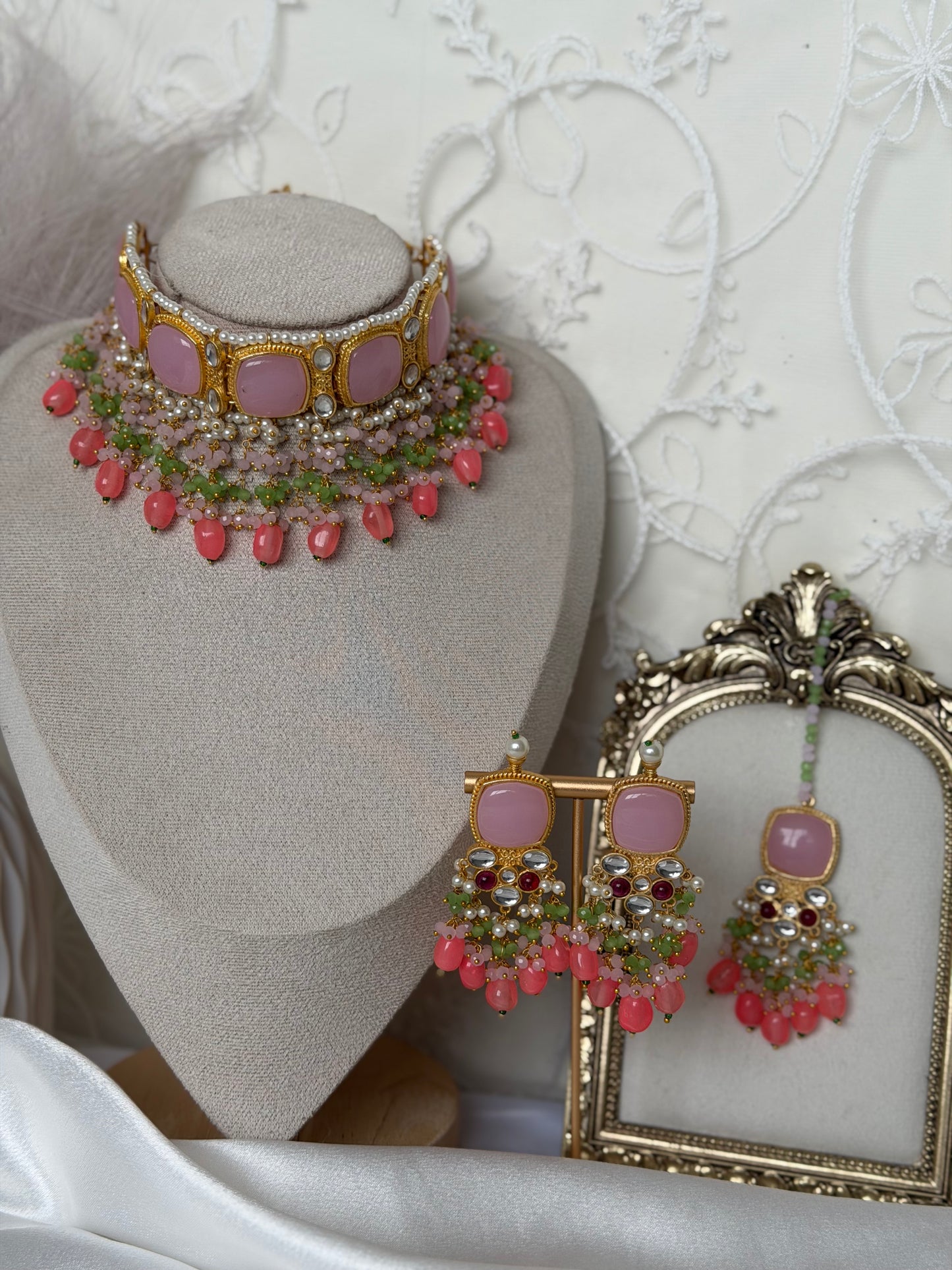 Pink Choker Set