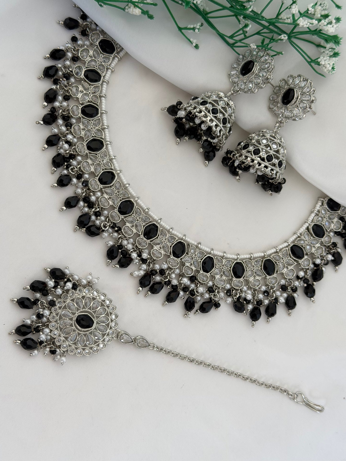 Ruhani Polki Necklace Set