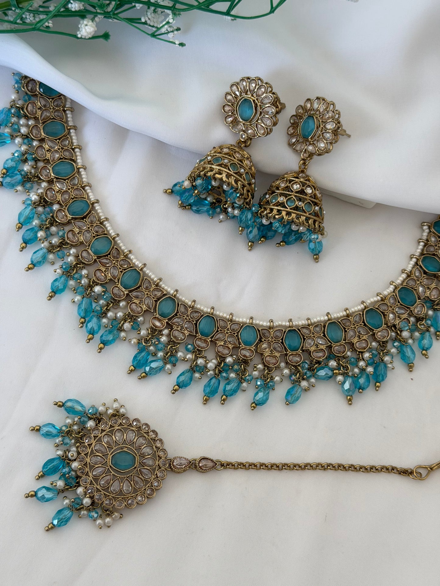 Ruhani Polki Necklace Set