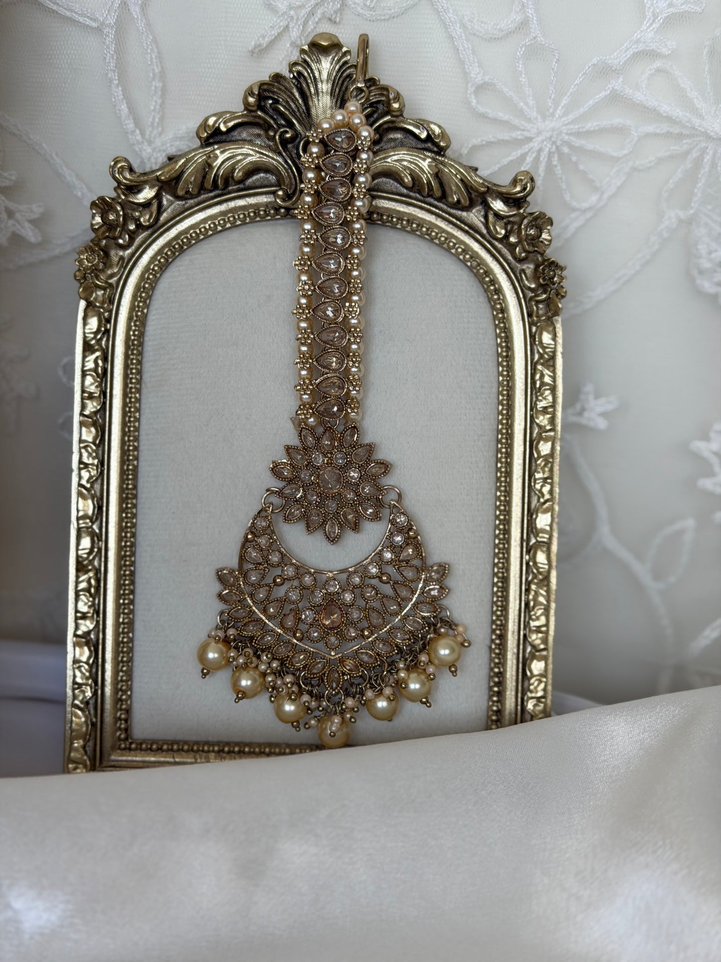 Golden Semi Bridal Set