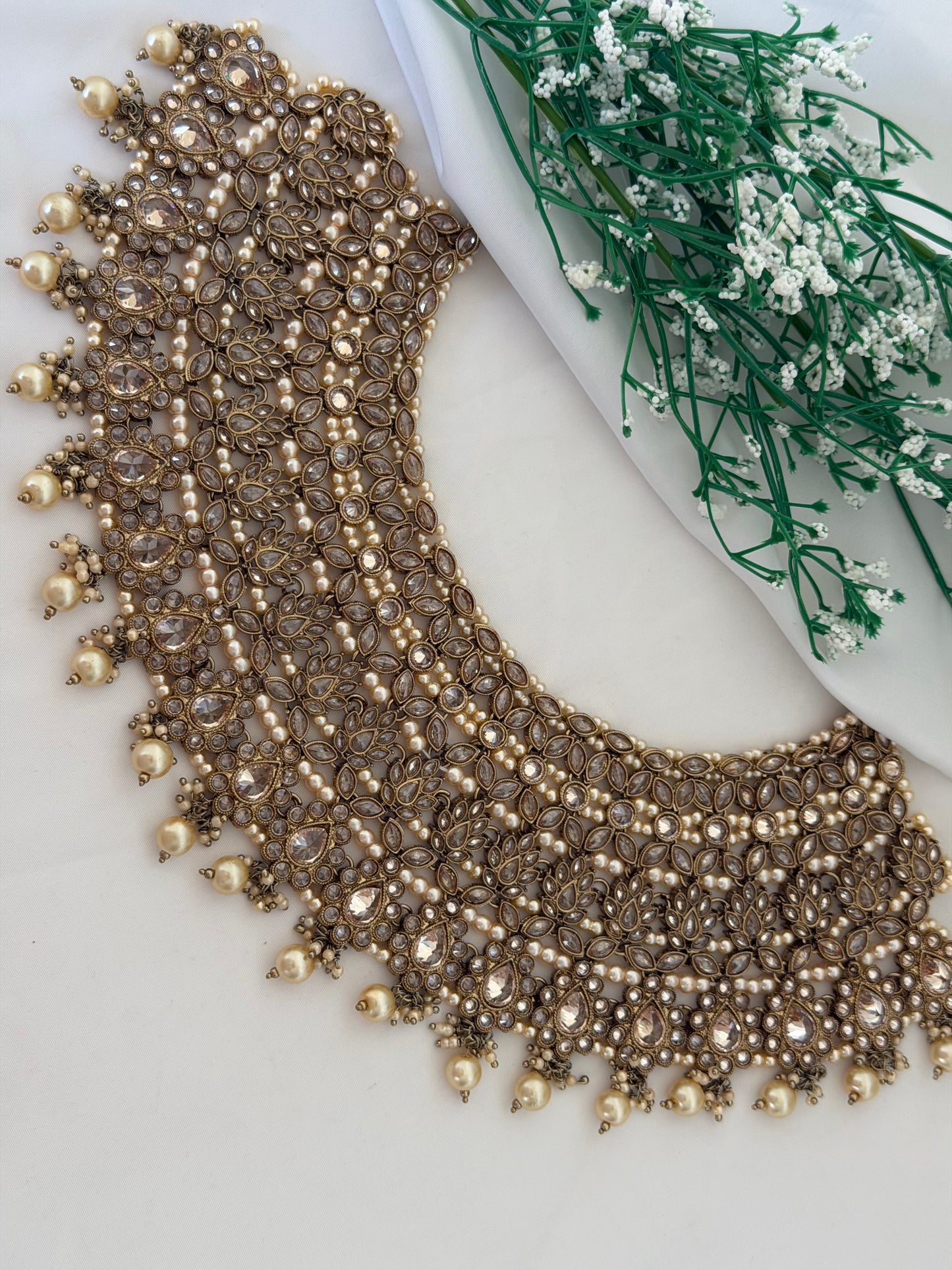 Golden Semi Bridal Set