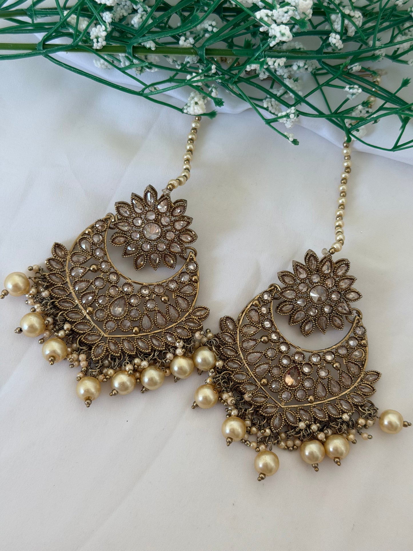 Golden Semi Bridal Set