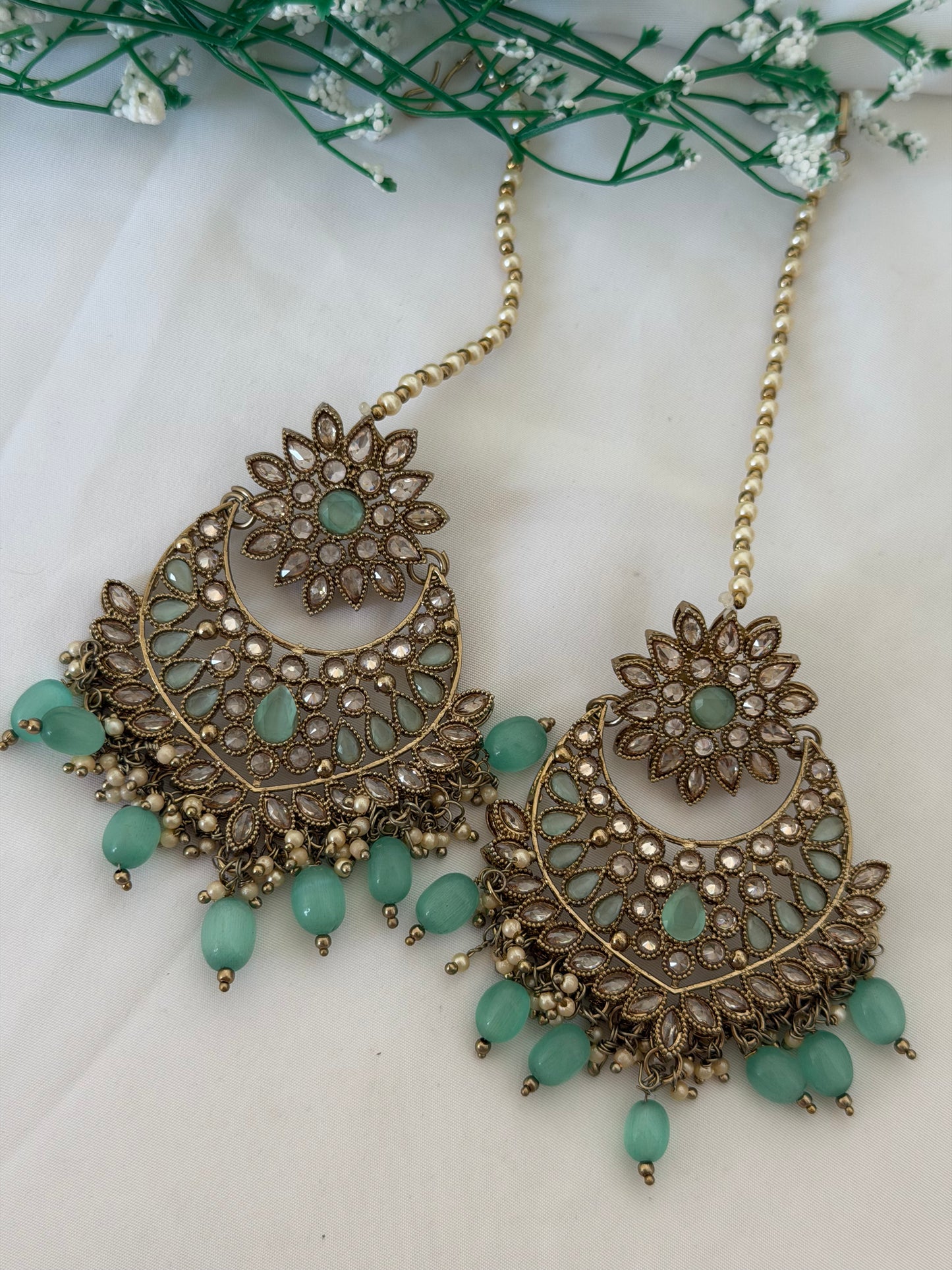 Mint Polki Bridal Set