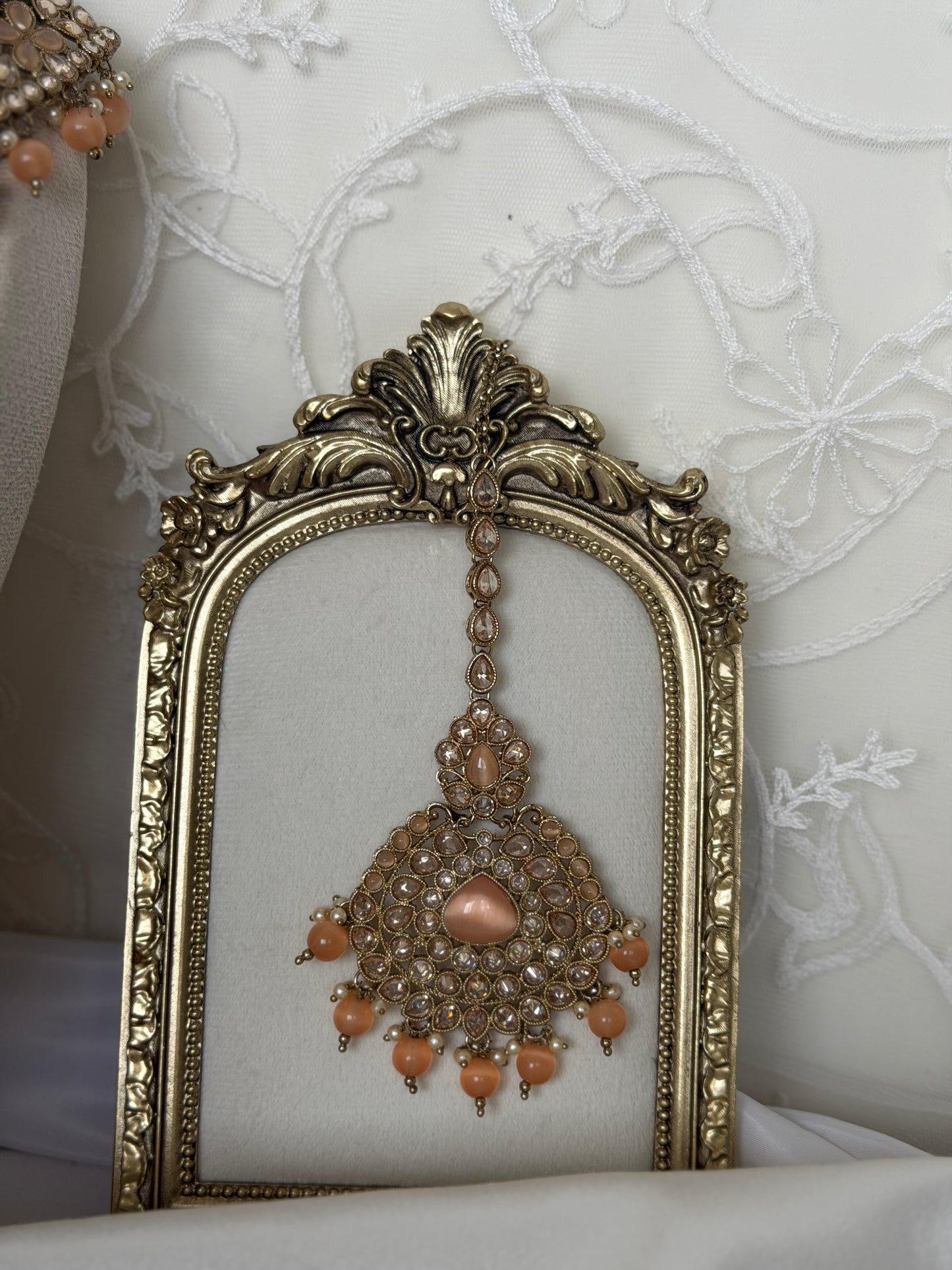 Peach Bridal Set