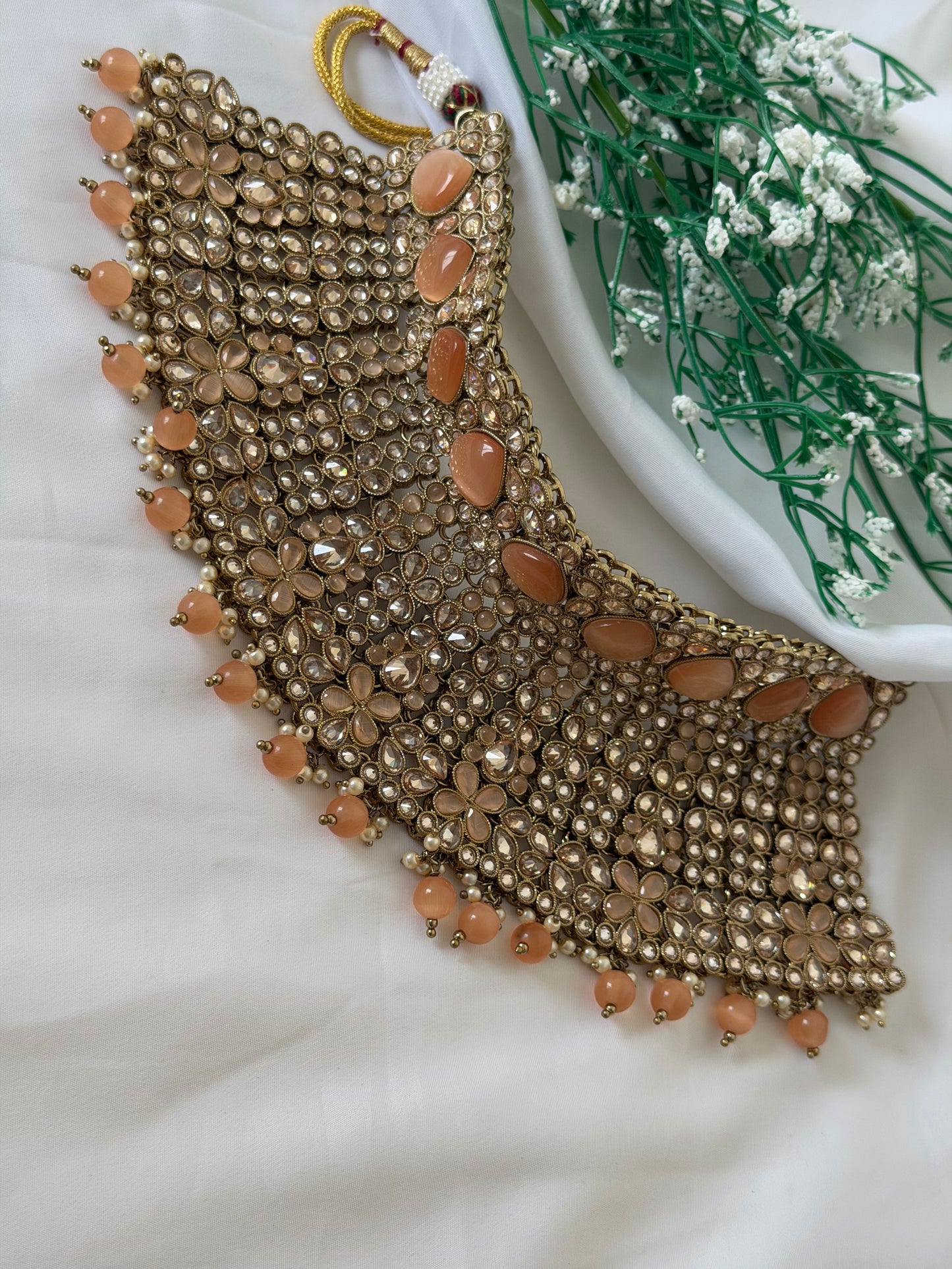 Peach Bridal Set